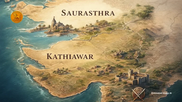 difference between kathiawar and saurashtra
