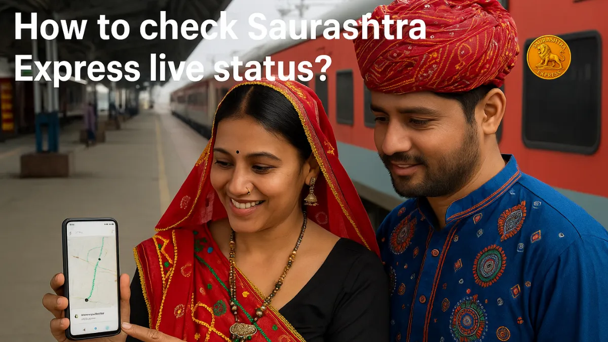 Saurashtra Express live status