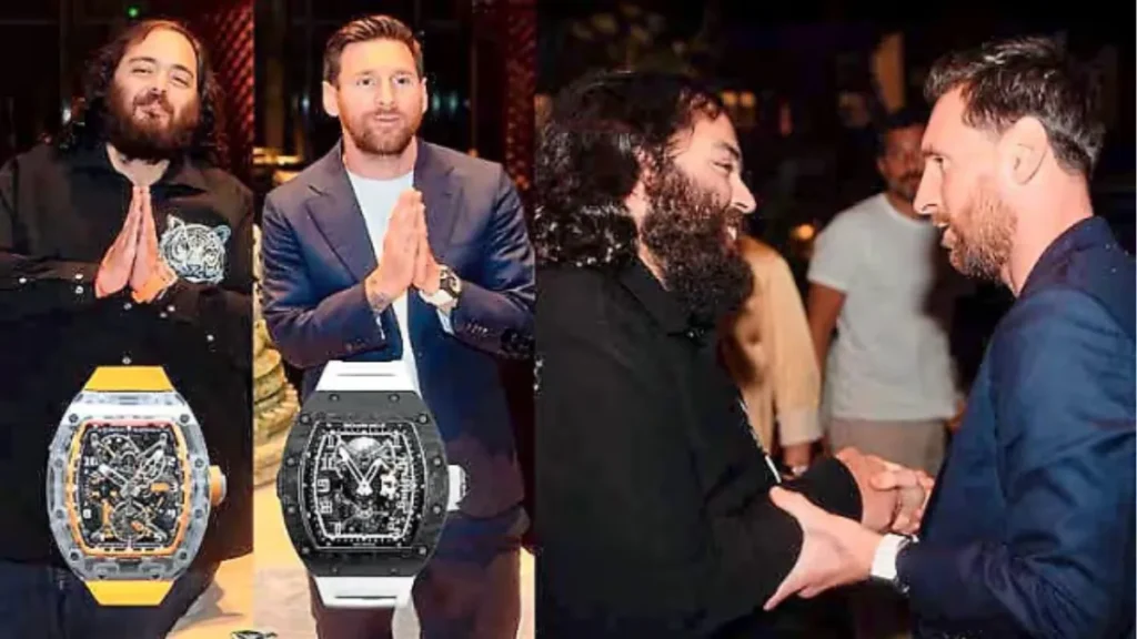 Anant ambani gifts messi watch
