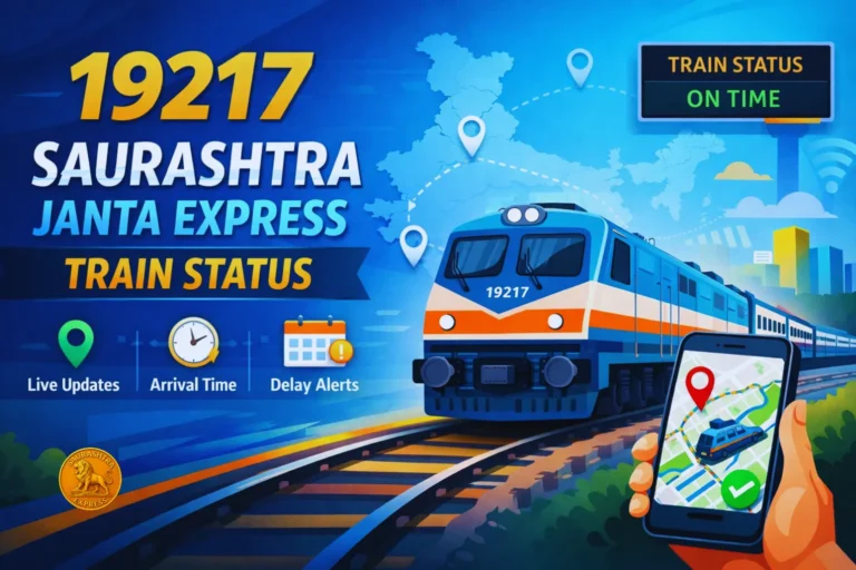 19217 Saurashtra Janta Express Train Status
