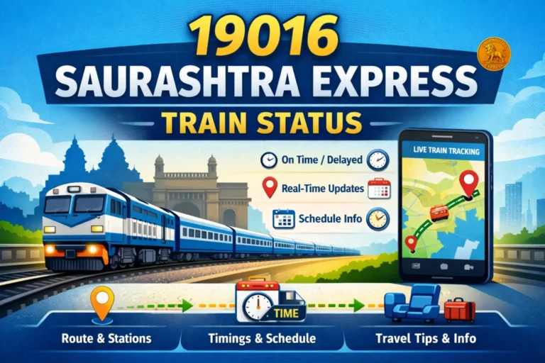 19016 Saurashtra Express Train Status