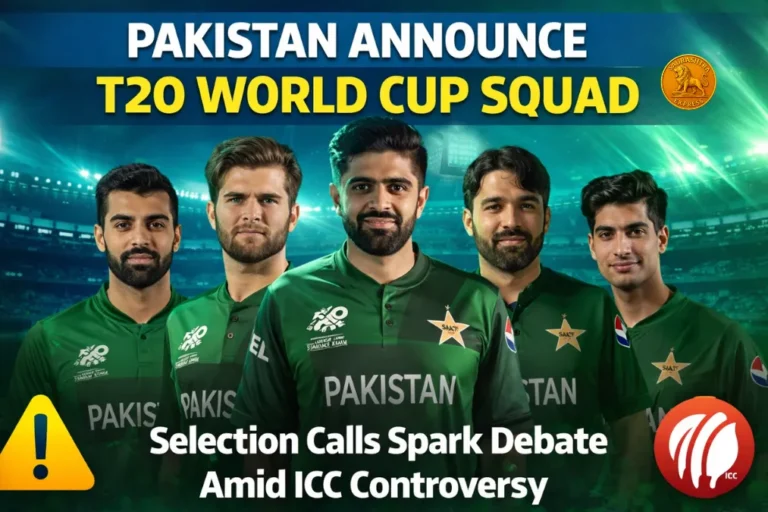Pakistan Announce T20 World Cup Squad