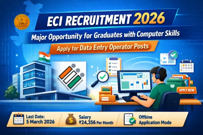 ECI Recruitment 2026